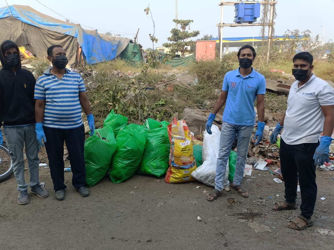 Clening on 20 ft Rd, Manjari 04-12-2025 1